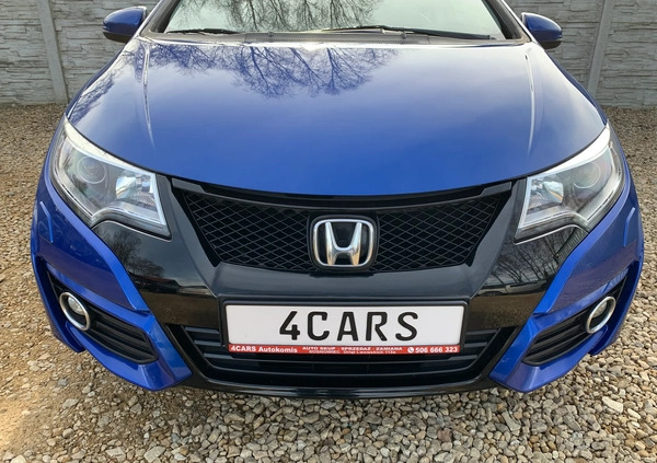 Honda Civic cena 51000 przebieg: 141232, rok produkcji 2015 z Szprotawa małe 562